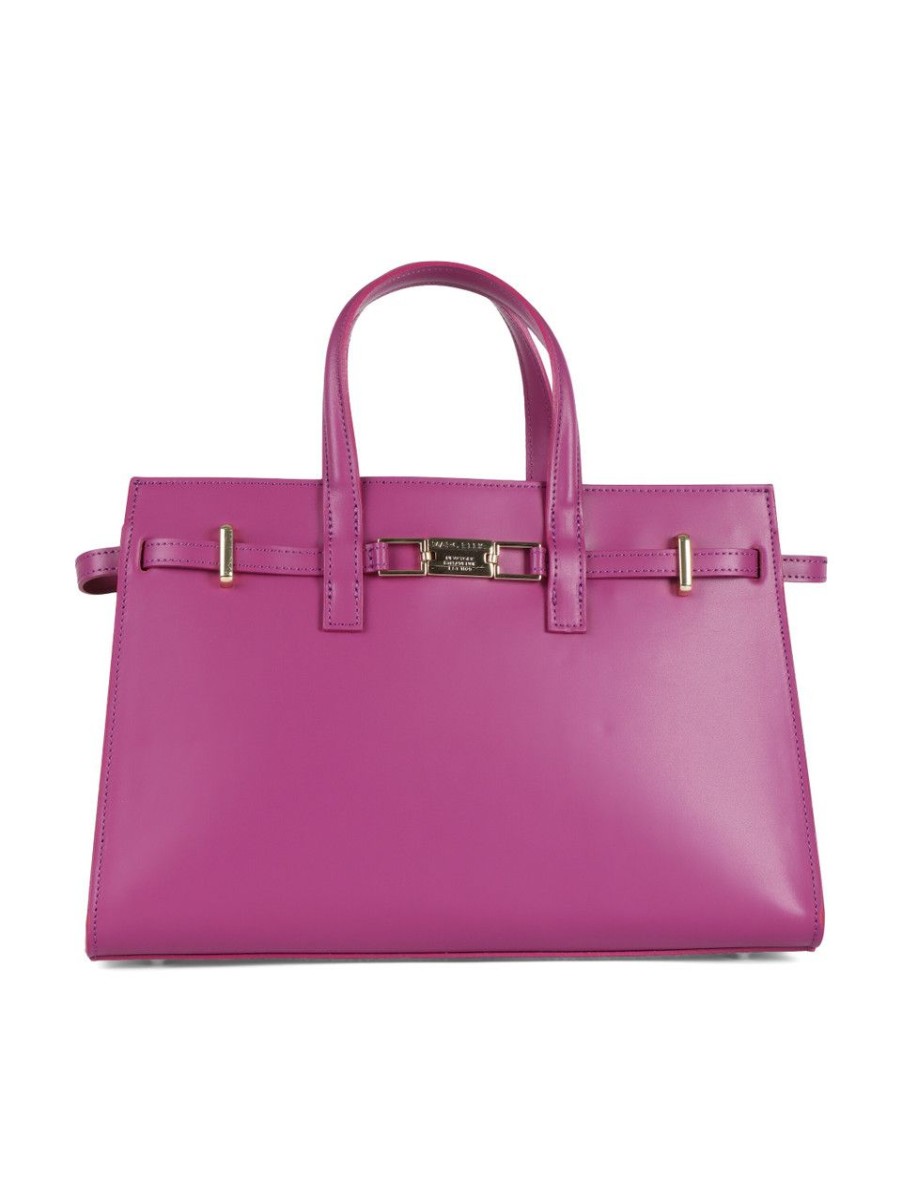 Donna MARC ELLIS | Borsa A Mano Lady L M Ru Con Placca Logo Viola