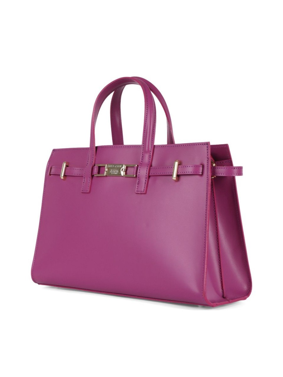 Donna MARC ELLIS | Borsa A Mano Lady L M Ru Con Placca Logo Viola