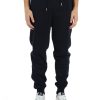 Uomo TOMMY HILFIGER | Pantaloni Sportivi In Cotone Felpato Blu Scuro