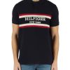 Uomo TOMMY HILFIGER | Polo Regular Fit In Cotone Piquet Con Ricamo Logo Blu Scuro