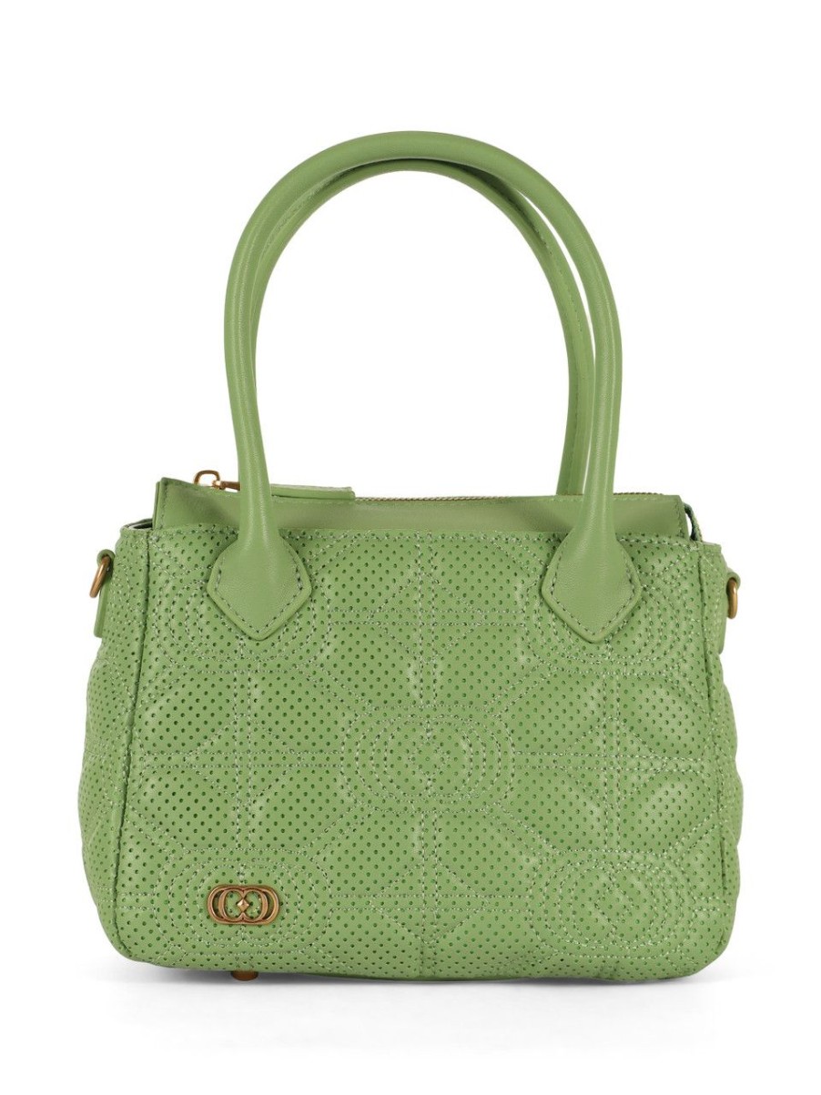 Donna LA CARRIE | Borsa A Mano In Pelle Stich&Spun Small Verde