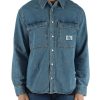 Uomo CALVIN KLEIN JEANS | Camicia Jeans Regular Fit Blu