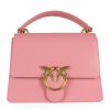 Donna PINKO | Borsa A Mano In Pelle Love One Top Handle Classic Light Rosa