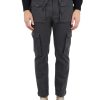 Uomo DANIELE ALESSANDRINI | Grey: Pantalone Cargo In Cotone Stretch Grigio