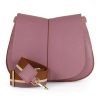 Donna GIANNI CHIARINI | Borsa A Tracolla Helena Round Small In Pelle Grana Dollaro Viola Chiaro