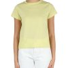 Donna PINKO | T-Shirt In Cotone Basico Con Scritta Logo Verde Chiaro