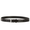 Donna CALVIN KLEIN JEANS | Cintura In Pelle Con Placca Logo Nero