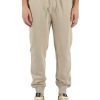 Uomo CALVIN KLEIN JEANS | Pantalone Sportivo In Cotone Felpato Con Ricamo Logo Beige