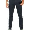 Uomo REPLAY | Pantalone Chino Slim Fit Zeumar Hyperflex In Denim Blu Scuro