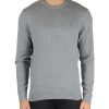 Uomo TOMMY HILFIGER | Maglia Girocollo In Cotone E Cashmere Grigio