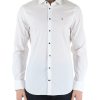 Uomo TOMMY HILFIGER | Camicia Slim Fit In Cotone Stretch Bianco