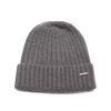 Donna ANTONY MORATO | Cappello A Coste In Misto Lana E Mohair Grigio