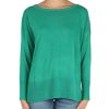 Donna MARKUP | Maglia Oversize Con Collo A Barchetta Verde