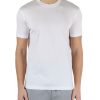 Uomo EMPORIO ARMANI | T-Shirt In Cotone E Lyocell Essential Bianco