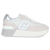 Donna LIU JO | Sneakers Platform Dreamy 02 Con Patch Logo Grigio Chiaro