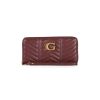 Donna GUESS | Portafoglio Trapuntato Lovide Con Placca Logo Bordeaux