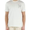 Uomo RICHMOND | Richmond X: T-Shirt In Cotone Pima Con Stampa Logo Panna