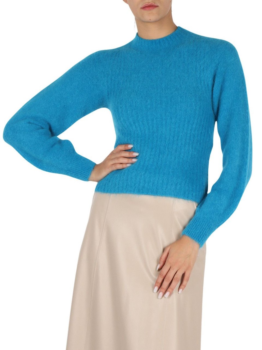 Donna MARELLA | Maglia In Misto Alpaca E Lana Kristin Azzurro