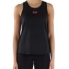 Donna EA7 | Top In Tessuto Stretch Ventus7 Nero