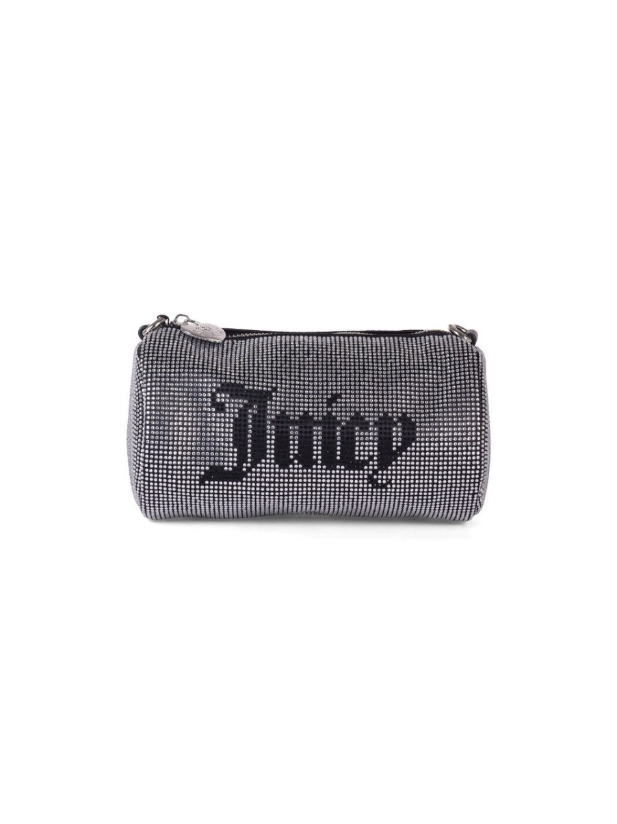 Donna JUICY COUTURE | Borsa Hazel Barrel Con Strass Nero