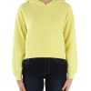 Donna ELISABETTA FRANCHI | Felpa Con Cappuccio In Cotone Piquet Lime