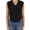 Donna PINKO | Top In Crepe De Chine Di Misto Seta Melpomene Nero