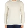 Uomo ALPHA STUDIO | Maglia Girocollo In Cashmere Panna