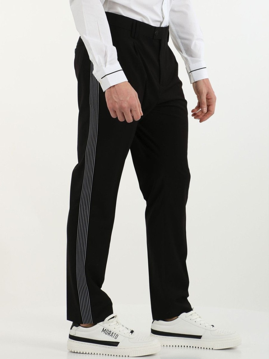 Uomo ANTONY MORATO | Pantalone Carrot Fit Toyah In Misto Viscosa Nero