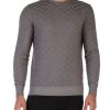 Uomo FAMA | Luxury: Maglia Girocollo In Lana Vergine Merino Extrafine Grigio