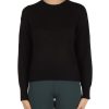 Donna MARKUP | Maglia Girocollo In Misto Lana E Mohair Nero