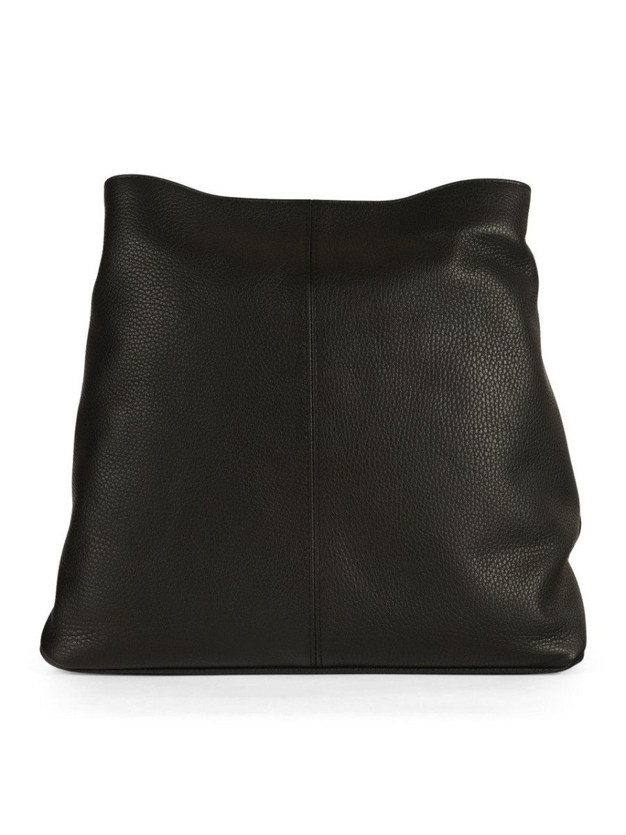 Donna GIANNI CHIARINI | Borsa A Spalla In Pelle Martellata Leila Nero