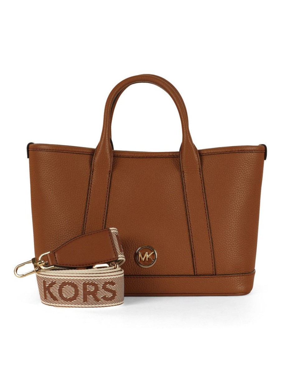 Donna MICHAEL MICHAEL KORS | Borsa A Mano Luisa Small In Pelle Martellata Cuoio