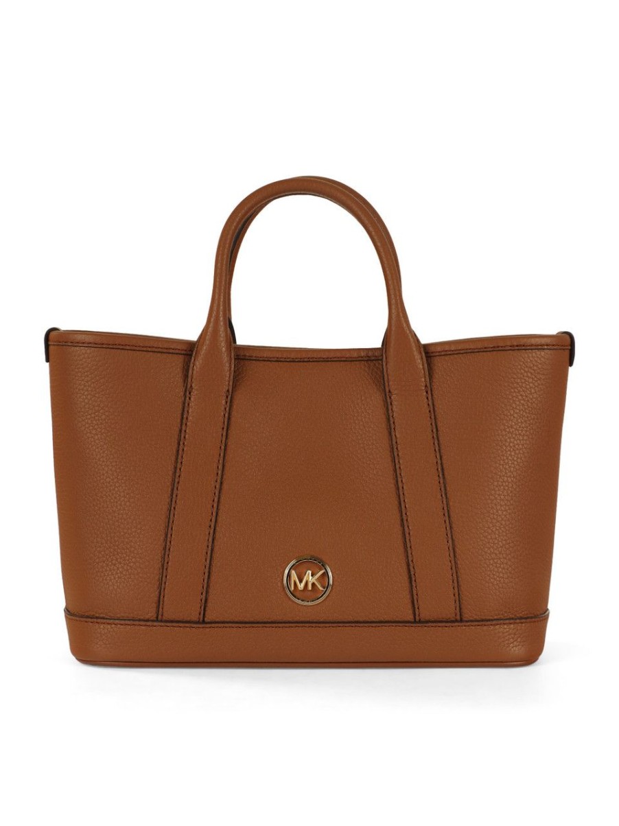 Donna MICHAEL MICHAEL KORS | Borsa A Mano Luisa Small In Pelle Martellata Cuoio