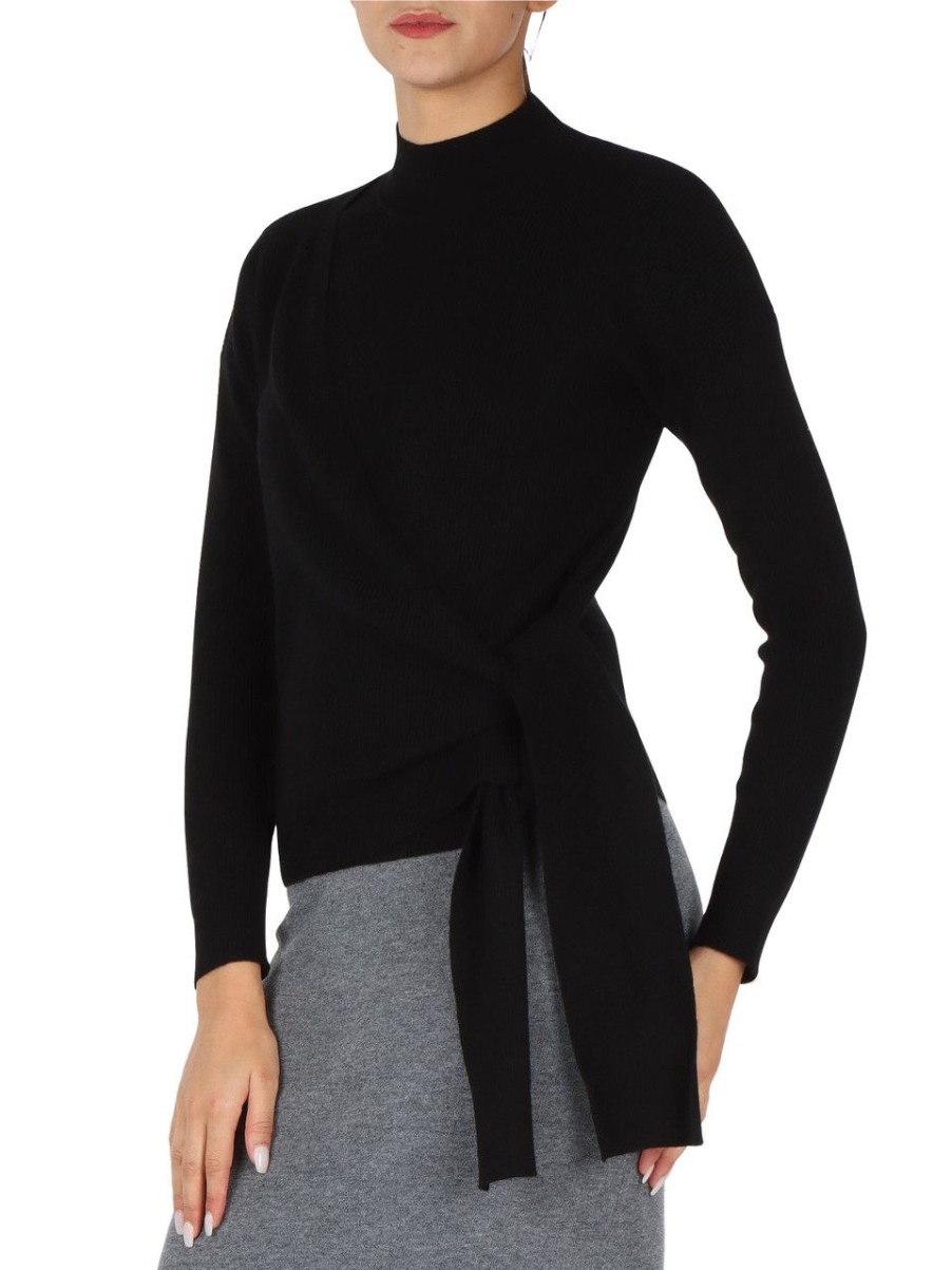 Donna PENNYBLACK | Maglia A Lupetto Cigolio In Misto Lana E Cashmere Nero