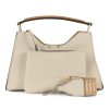 Donna GIANNI CHIARINI | Borsa A Mano In Pelle Bubble Aurora Small Panna