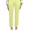 Donna ALESSIA SANTI | Pantalone In Cotone Lime