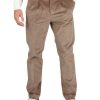 Uomo QB24 | Pantaloni In Velluto A Coste Benjo Regular Fit Beige