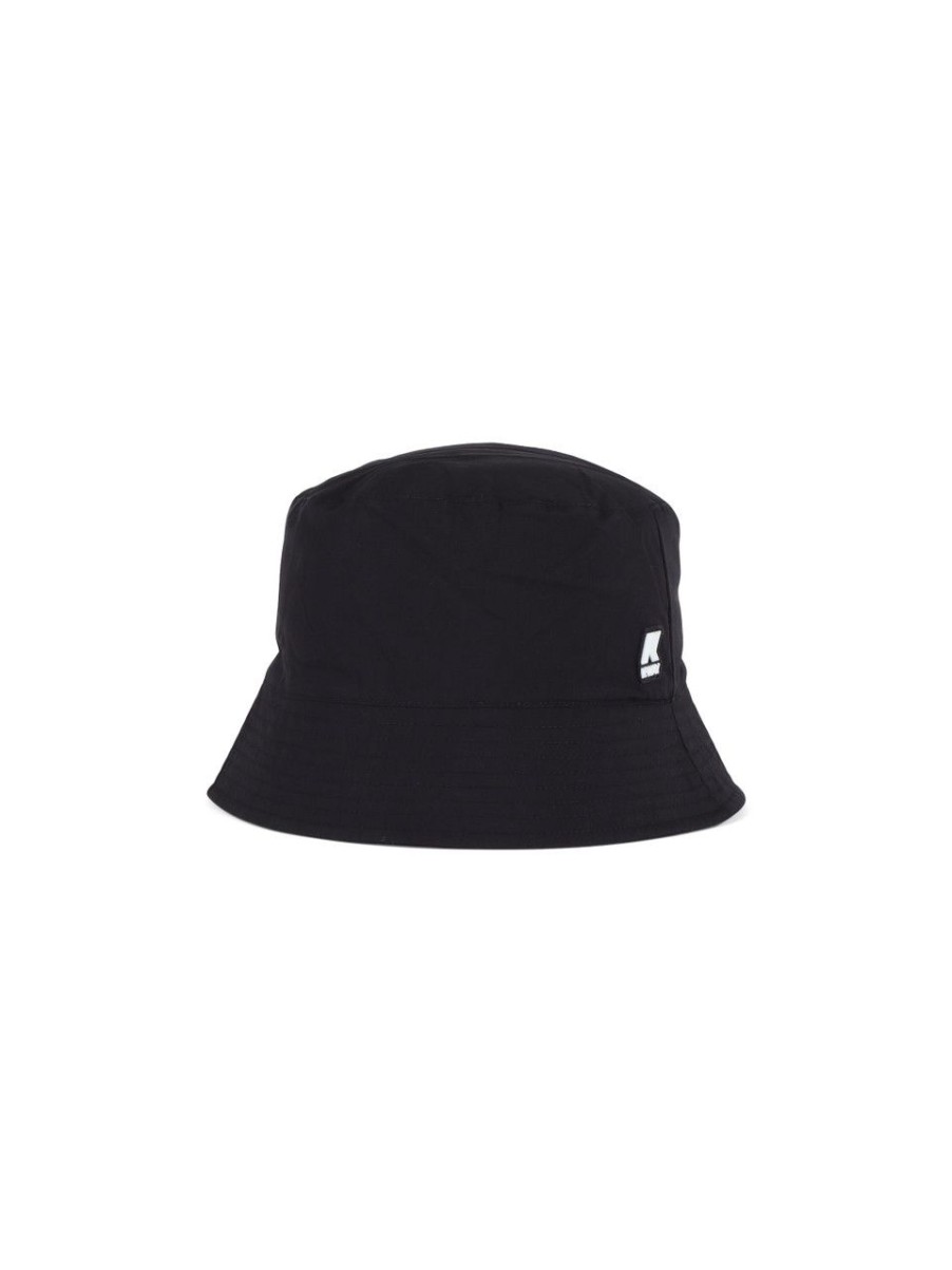 Donna K-WAY | Cappello A Secchiello Pascalle Ripstop Marmotta Nero