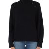 Donna CALVIN KLEIN | Maglia Collo A Lupetto In Lana Nero