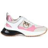 Donna PINKO | Sneakers In Pelle E Tessuto Ariel 02 Rosa