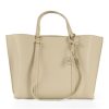 Donna PINKO | Borsa In Pelle Martellata Carrie Shopper Big Panna