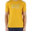 Uomo EA7 | T-Shirt In Misto Cotone Natural Ventus7 Giallo