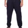 Uomo ARMANI EXCHANGE | Pantalone Sportivo In Misto Cotone Con Ricamo Logo Blu Scuro