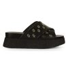 Donna LIU JO | Sandali Platform Frida 30 Con Glitter Nero