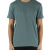 Uomo CALVIN KLEIN JEANS | T-Shirt In Cotone Con Patch Logo Frontale Verde