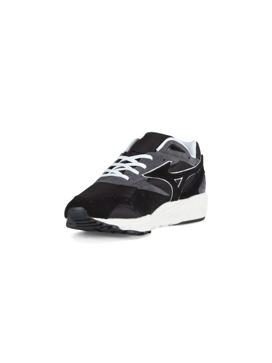 Uomo MIZUNO | Sneakers In Suede E Tessuto Contender Nero