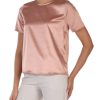 Donna MARKUP | Blusa In Satin Stretch Rosa