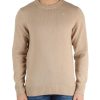 Uomo K-WAY | Maglia Girocollo Sebastien In Misto Lana Beige