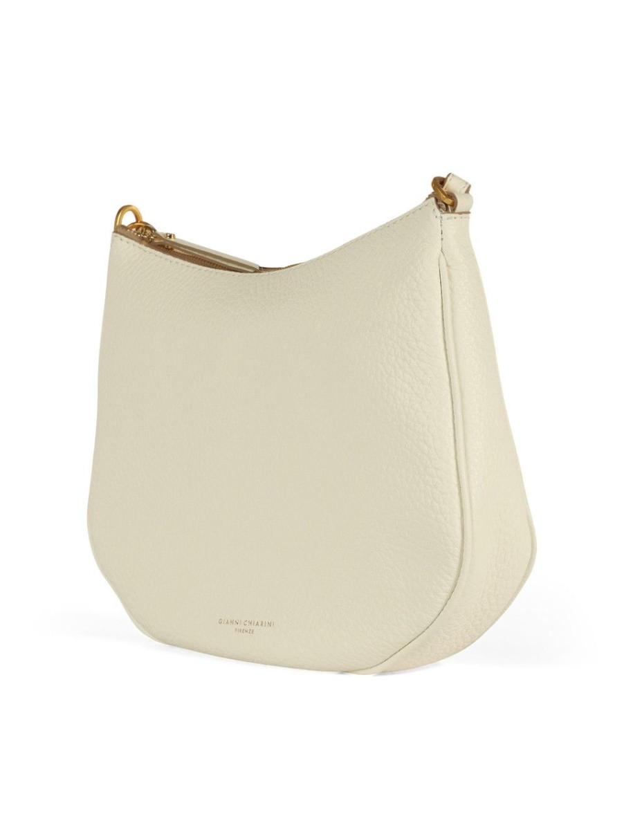 Donna GIANNI CHIARINI | Borsa A Sealla In Pelle Bubble Brooke Bianco