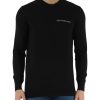 Uomo CALVIN KLEIN JEANS | Maglia Girocollo In Cotone Con Scritta Logo Nero